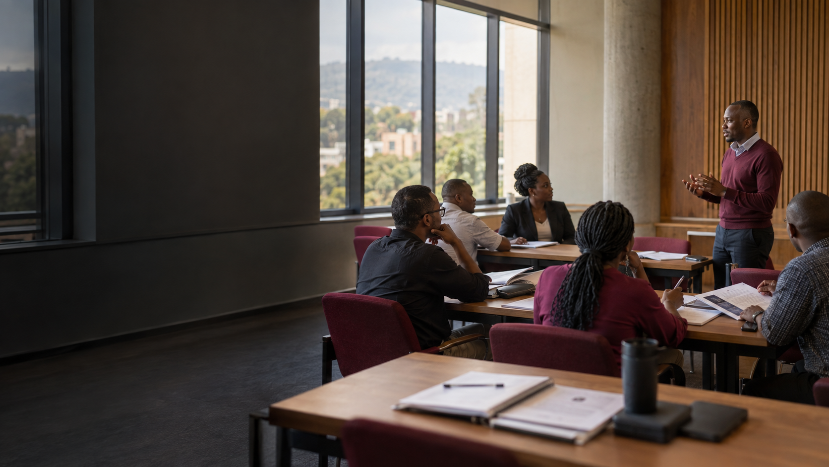 East African adults attending a financial literacy workshop